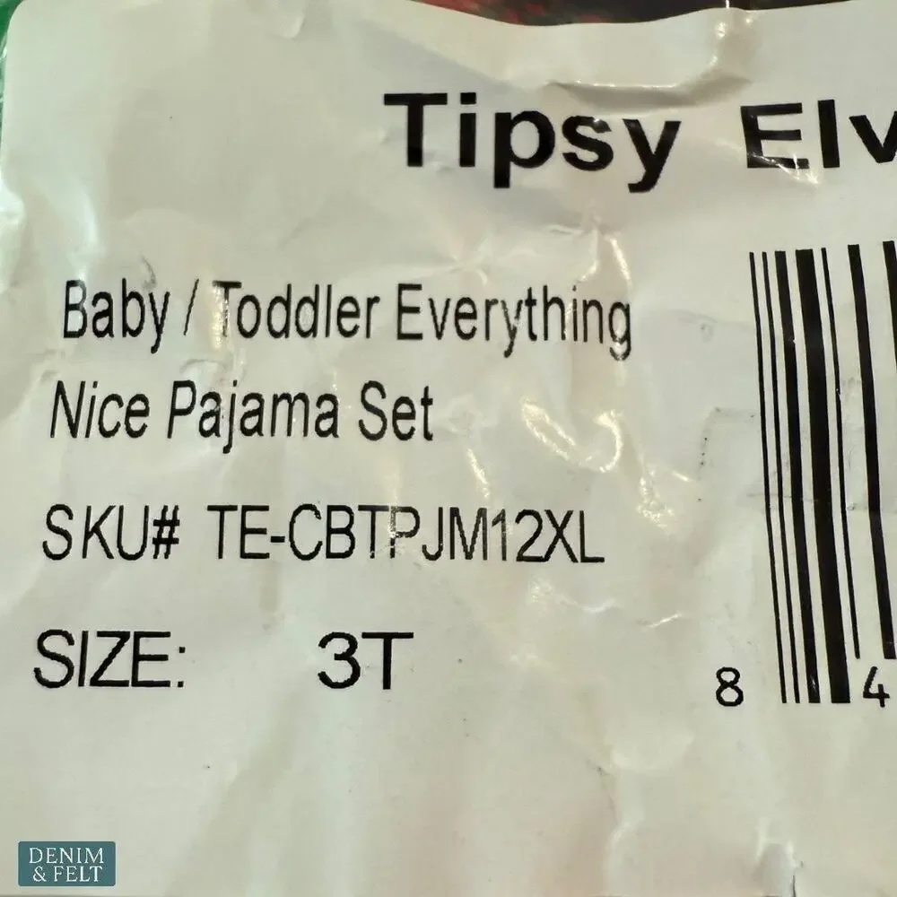 Tipsy Elves‎ Everything Nice Gingerbread Pajama Set Holiday Christmas Sleepwear